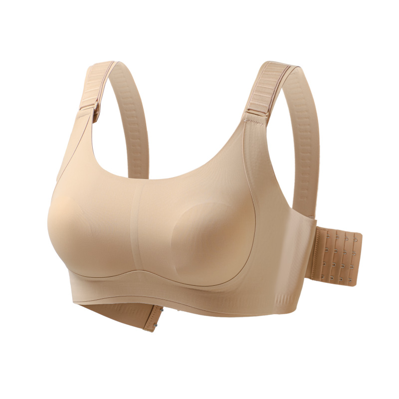 Adjustable Bra for Women with Large Busts, Minimizes Appearance, Lifts and Gathers Side Breasts, Prevents Sagging, Seamless, Plus Size