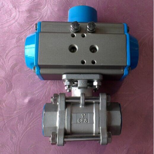 气动螺纹球阀 气控自控丝口内丝球阀 Q611F