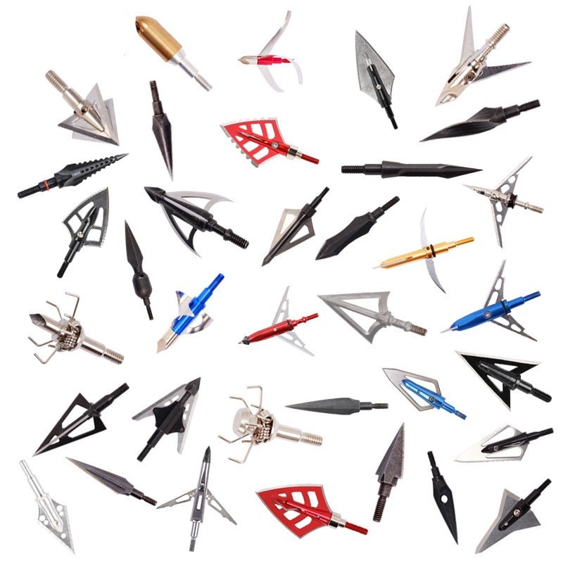 Manufacturer's Ready-Made Wholesale Outdoor Archery Arrows Suitable for Pure Carbon Mixed Carbon Arrows with Aluminum Seats and Removable Threads