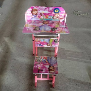 Cartoon Children's Study Tables and Chairs, Primary and Secondary School Students' Desks, Liftable Study Desks, Home Writing Desks, Manufacturers Wholesale