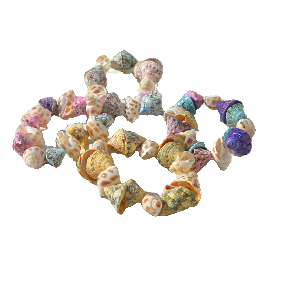 Conchas naturales pulsera caracoles collar diy joyas de chicas hechas a mano puestos de mercado nocturno regalos características pulseras