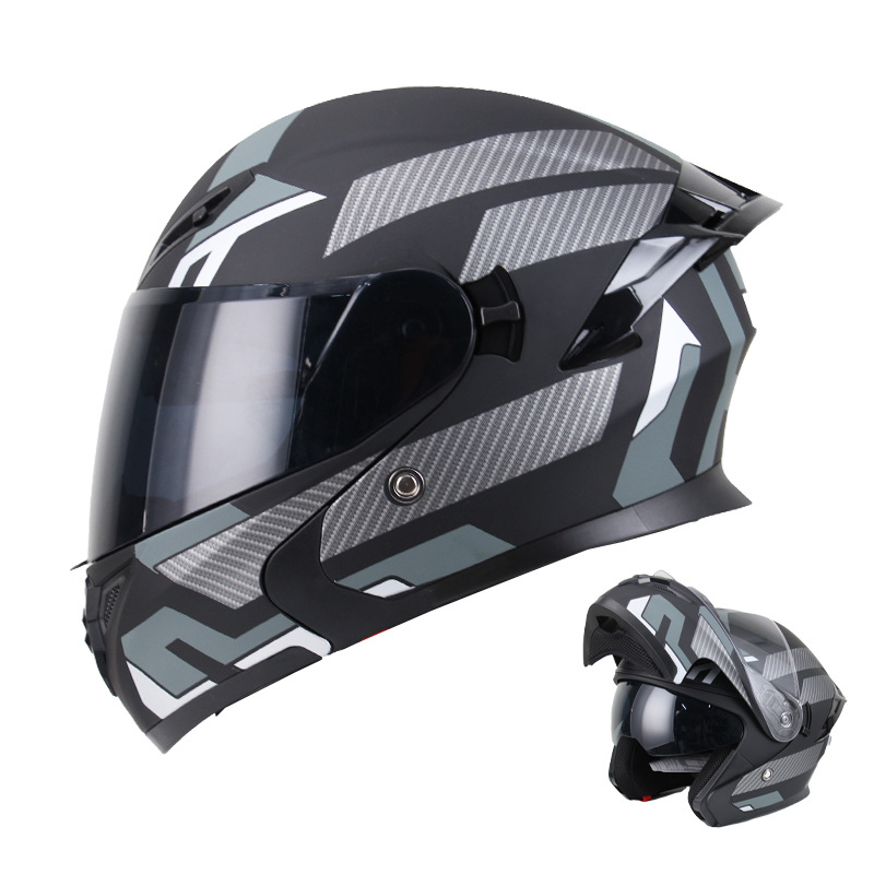 Casco de motocicleta certificado 3C con Bluetooth seguro retro ciclismo completo cubierto por todas las estaciones universal