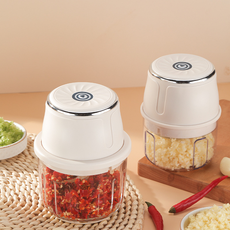 Garlic Press Blender Meat Grinder Household Electric Garlic Mincer Portable Food Processor Baby Food Maker Garlic Press