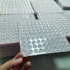 Transparent pu glue particle pattern shape 12.5*5mm