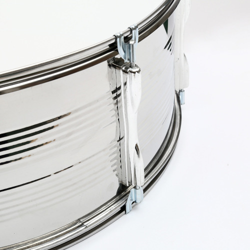 Snare drum wholesale parameters controllable Jiabao snare drum stainless steel large snare drum military band percussion instrument drum bugle team snare drum