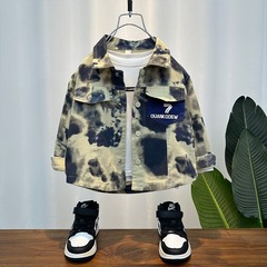 Boys Spring Baseball Jacket 2024 New Baby Spring Clothes Children's Shirt Streetwear Jacket Top Trendy