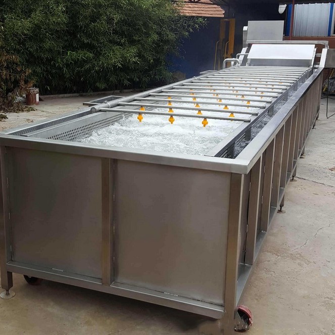 供应冷冻肉制品加工设备 鸡爪解冻、海产品冻盘气泡化冻机常温解