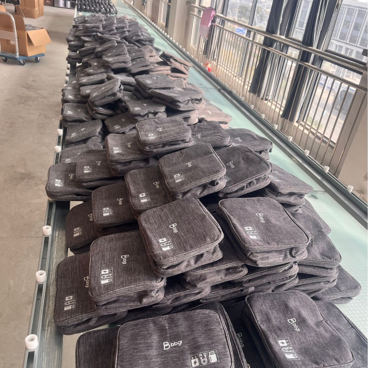 Cationic Digital Bag Data Cable Earphone Storage Bag, 100 Pieces Minimum, In-Stock Printing, Free Design, Travel Storage