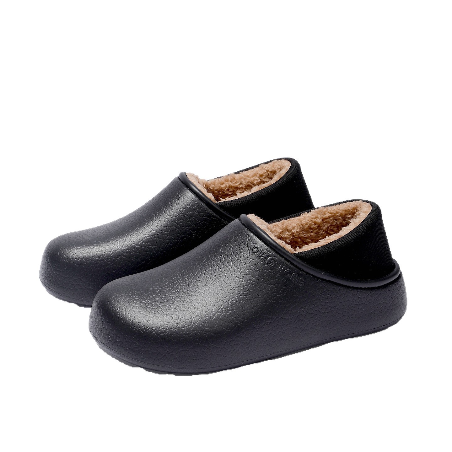Scarpe Birkenstock da uomo 2026 autunno e inverno nuovo stile più velluto e ispessimento per tenere al caldo scarpe di cotone con una gamba sola con pantofole di cotone da indossare all'aperto