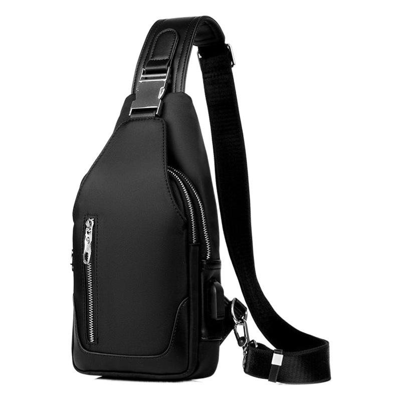 Factory Direct men's chest bag men's wear-resistant waterproof Oxford cloth chest bag wear-resistant backpack outdoor bag crossbody