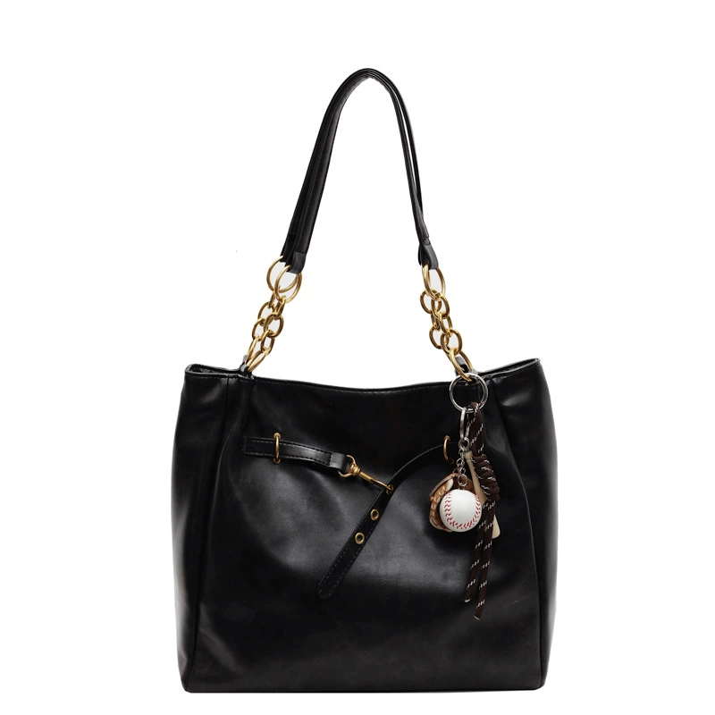 Capacious shoulder bag, autumn universal backpack for leisure