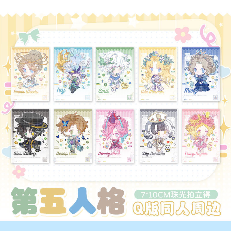 Identity V Fan Art: Hermit, Gardener, Bloody Queen, Patient, Mechanic, Pearlglow Polaroid, 2D Game Merchandise Identity V Fan Art: Hermit, Gardener, Bloody Queen, Patient, Mechanic, Pearlglow Polaroid, 2D Game Merchandise