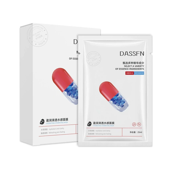 DASSFN Moisturizing and Clear Water-Sensing Mask [5 pieces/box]