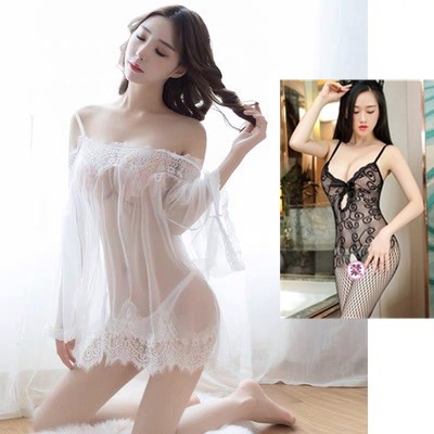 Lencería sexy emocional coqueto camisón transparente tentación más tamaño libre de la Pasión traje cama de una sola pieza entrega