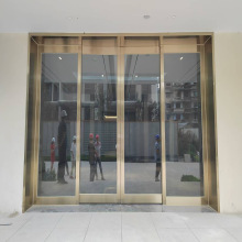 不锈钢玻璃自动门平移门感应门电动门自动旋转门商用自动门推拉门