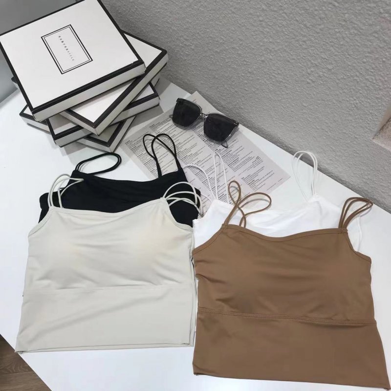 [Cloud Vest] 2025 Comes with a Cool Feeling, Fixed Cup Design, Worn Outside and Inside with Small Suspenders, Beautiful Back and Chest Wrap for Women