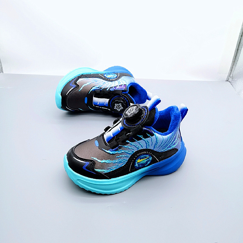 28-32 Tales de piel de niños invierno más grueso zapatos para niños 2023 nuevos zapatos para niños ociosos diarios