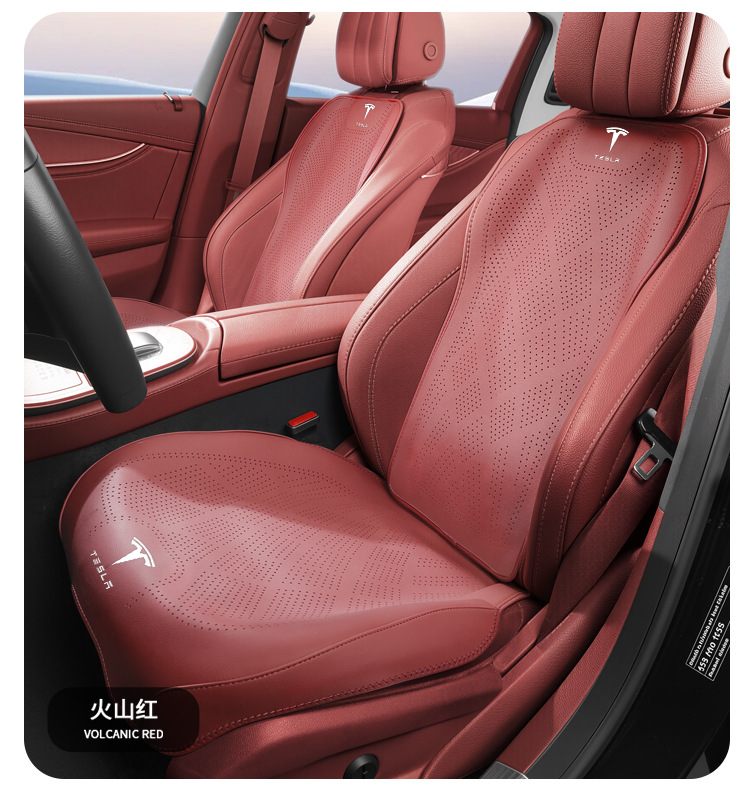 Cross-Border Suitable for Tesla Model 3 Model Y Car Seat Cushion All Year Round Summer Breathable Seat Cover Export