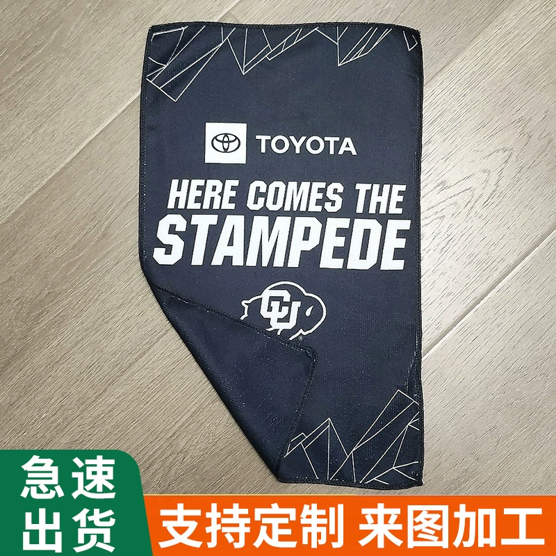 Микрофибровое полотенце для ралли, рекламное полотенце для мероприятий, сборов, поддержки, спортивное полотенце от производителя, оптовая продажа со склада