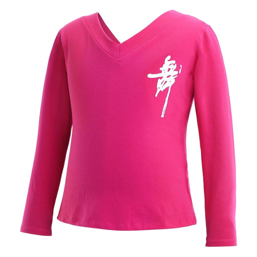 Top de baile para niños ropa de baile de práctica de verano ropa de baile latino para niños camisa cultural para Niñas Ropa de baile camiseta