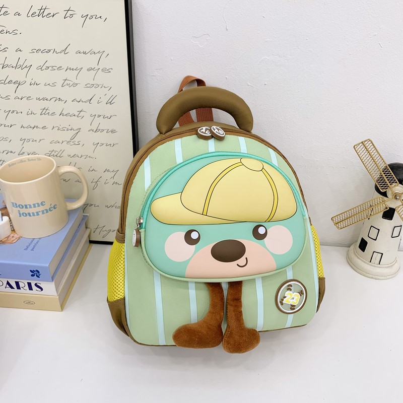 Jardín de infantes, mochila de dibujos animados, lindos osos, mochila para niños y niñas, mochila de viaje para niños ligeros