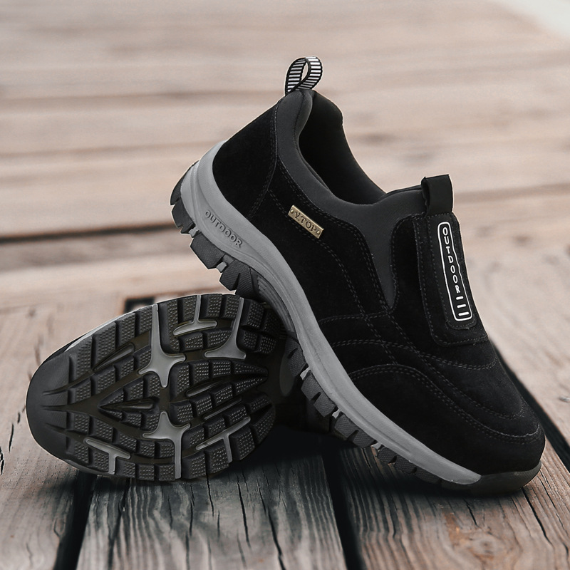Cross-Border Popular Outdoor Sports Shoes, Men's Casual Shoes, Waterproof and Non-Slip Work Safety Shoes, Wear-Resistant Thick-Soled Men's Shoes