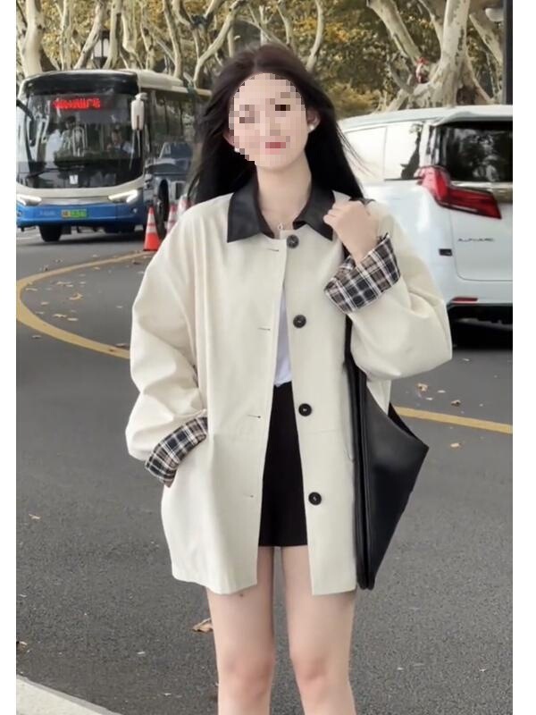 韩系风衣外套女2025春秋季新款小个子深秋休闲赫本风|undefined