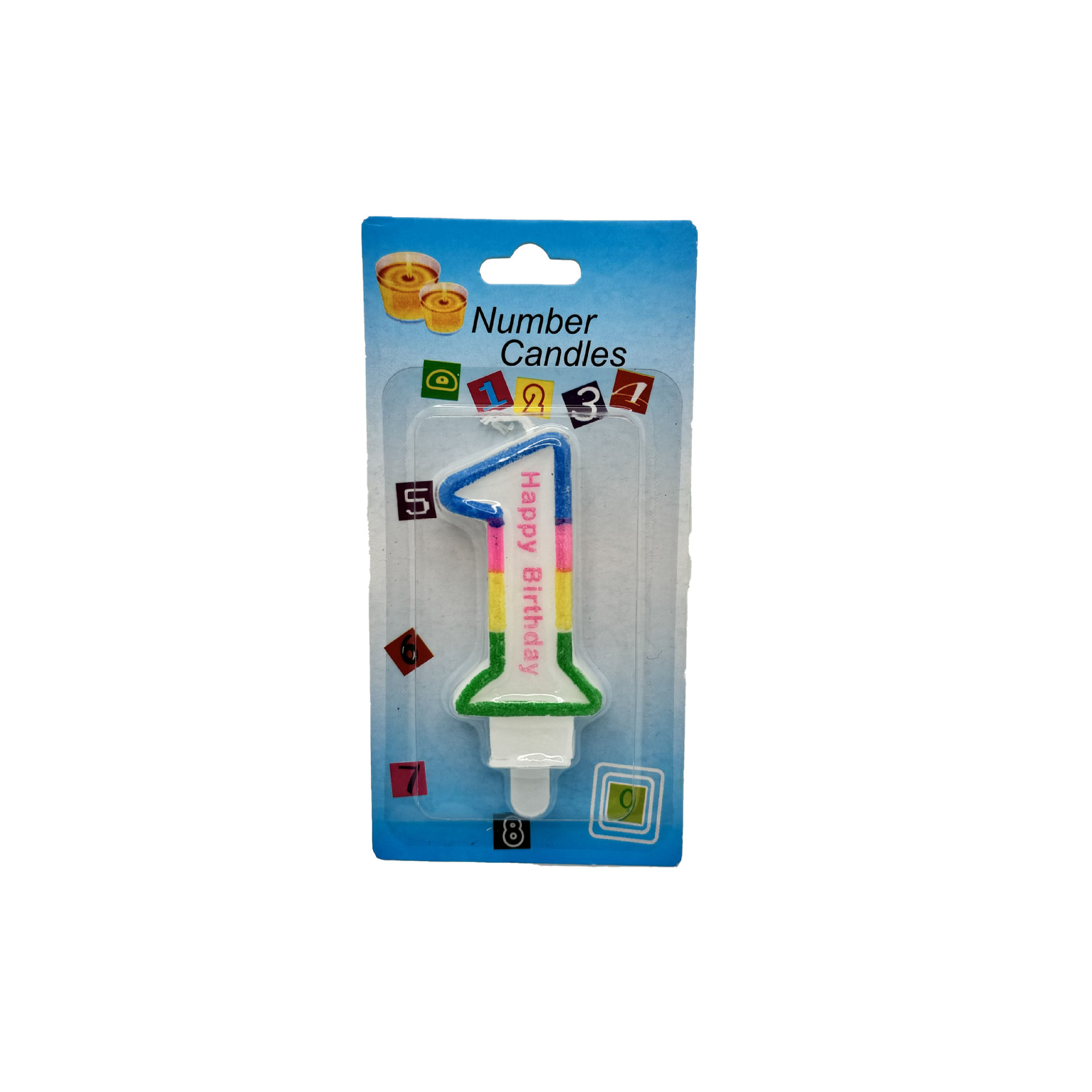 Velas de cumpleaños espumantes Número 1