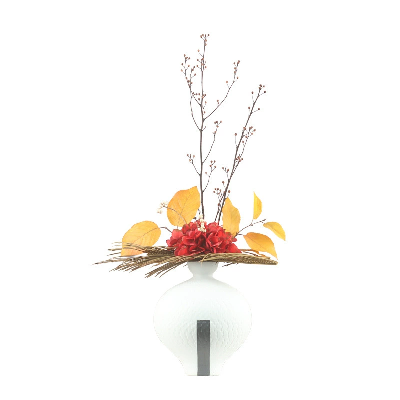 New Chinese -style Japanese -style Silent Wind Zen Simulation Plasma Basin Bonsai Flower Art Club Tea Room Hotel soft decoration
