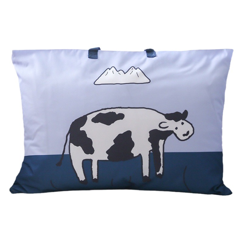 Kindergarten de tres piezas bolsa de almacenamiento de tela Oxford equipaje ropa bolsa de embalaje tarjeta de estudiante pase algodón edredón bolso