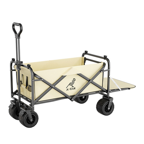 Oro outdoor camping van with foldable large capacity camping van, double brake tank wheels, plus table board, extra large picnic van