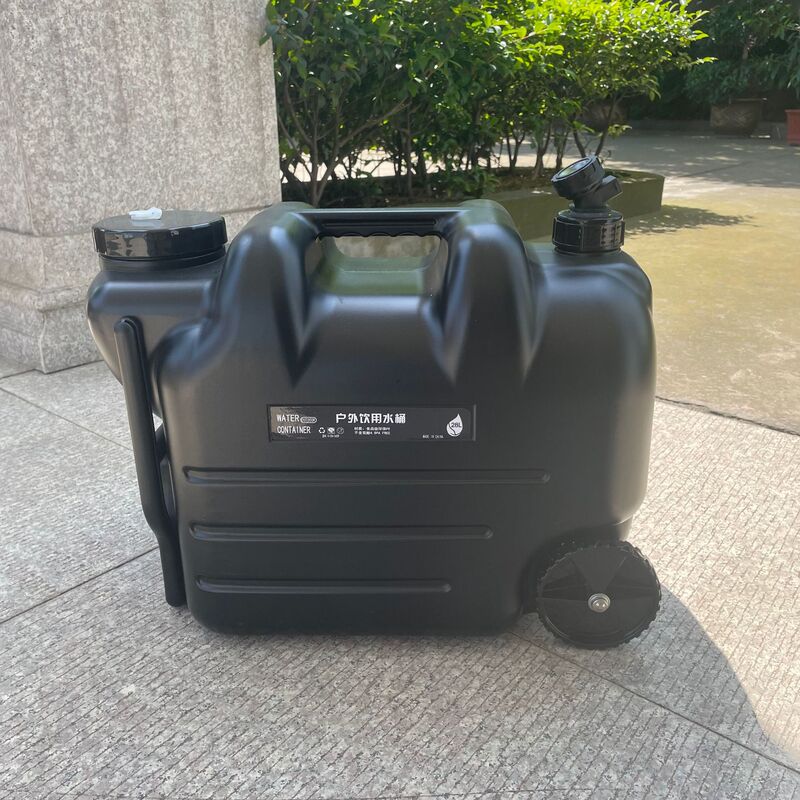 メーカー直送アウトドアキャンプポータブルトロリーバケツホイール付き蛇口大容量ケトル車載水タンク|undefined