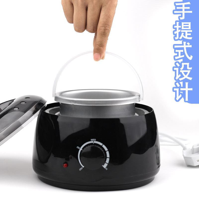 Mini máquina de tratamiento de cera, cirugía de cera redonda para el cuidado de las manos, máquina de cera de belleza Panafen, cera de despilación de fusión rápida de alta potencia