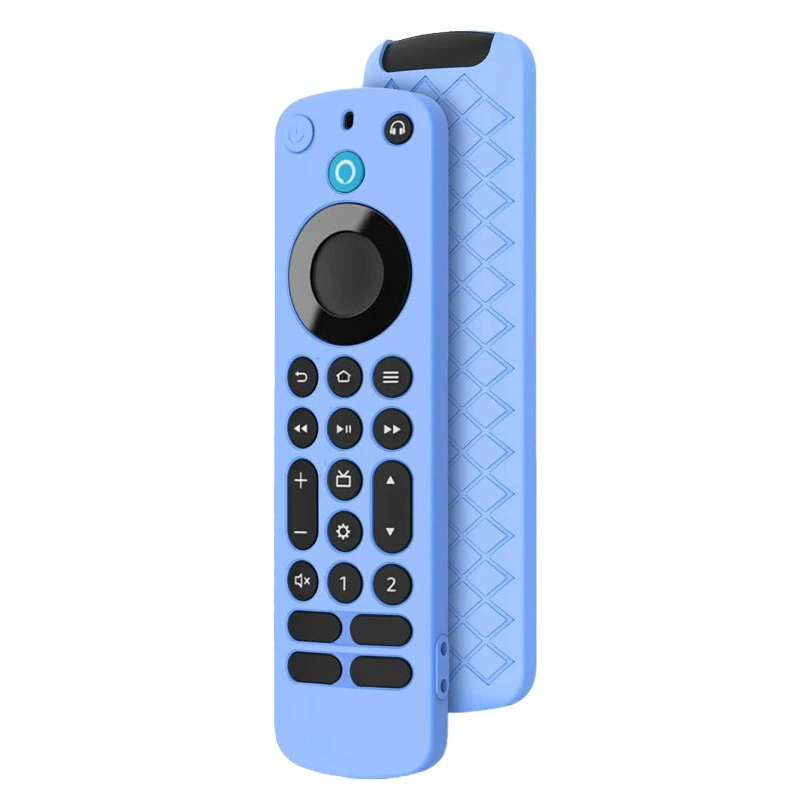 Подходит для Amazon Alexa Voice Remote Pro Пульт дистанционного управления, силиконовый защитный чехол, ударопрочный чехол, все включено