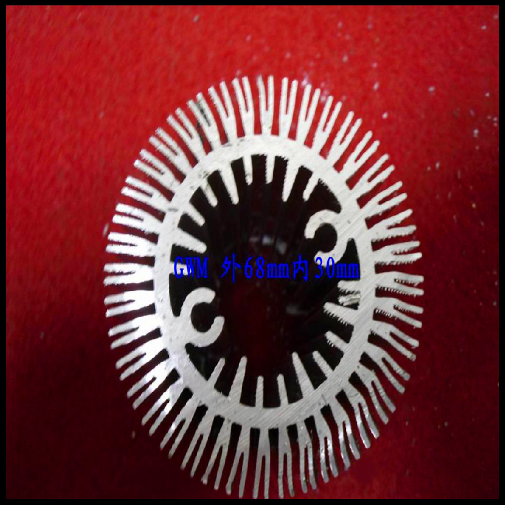 供应制作家具铝材 工业铝合金型材 6063太阳花铝材散热器铝材