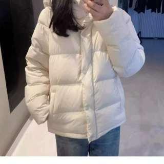 短款棉服女小个子泡芙连帽面包服2026年冬季新款加厚宽松保暖外套