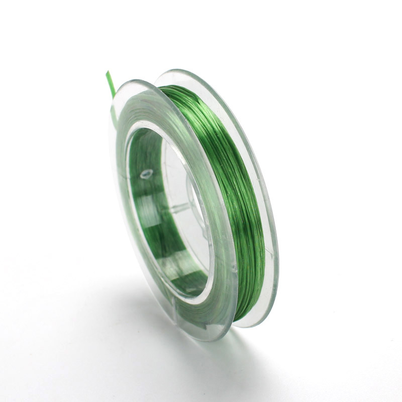 Cordón de pulsera de alta calidad de alambre plano elástico, cordón de cuentas resistente al desgaste, cordón de juego de alta elasticidad, cordón especial para pulsera