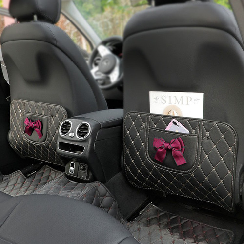 Car rear seat back anti-kick pad children's cartoon cute rear seat protective pad car safety seat anti-wear pad