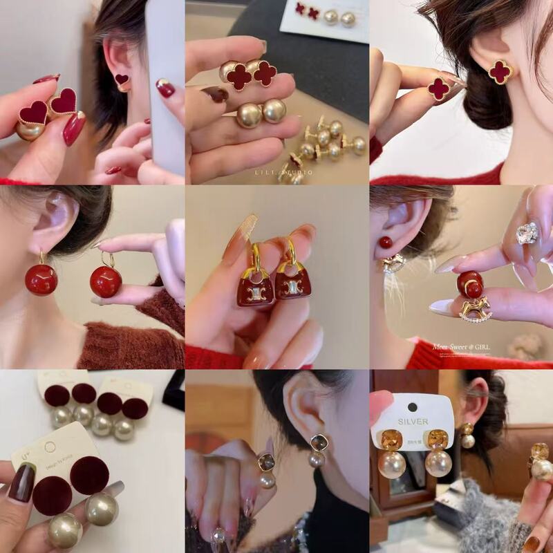 High-End Luxury Earrings, 9 Styles to Choose From, Unique and Distinctive Design Earrings, New Year Jewelry, New Trendy Styles High-End Luxury Earrings, 9 Styles to Choose From, Unique and Distinctive Design Earrings, New Year Jewelry, New Trendy Styles