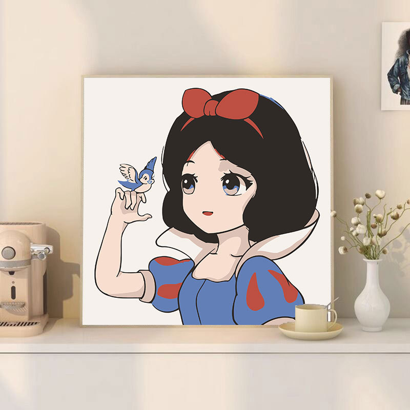 サンリオデジタル油絵 diy 手描きカラーリングクロミメロディー漫画かわいい装飾画メーカー卸売|undefined