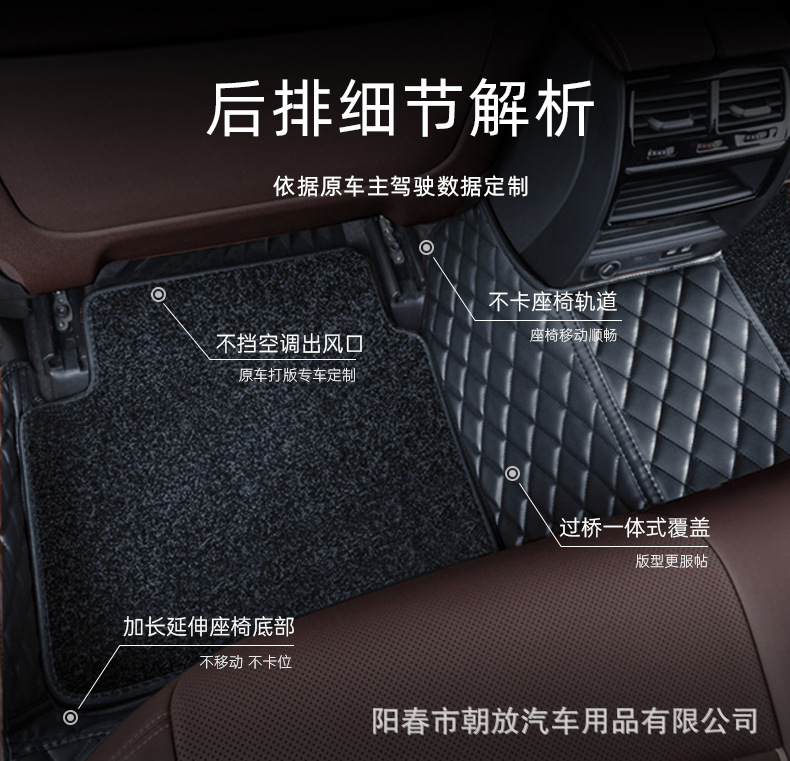 Audi car mat A4L A6L Q5L Q3 Q7 A5 A7 A3 A8L dedicated full surround car pedal