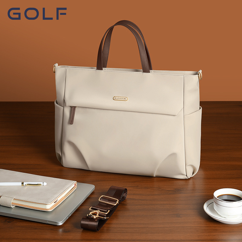 GOLF Computer Bag 15 Inch Portable Laptop Bag Shoulder Crossbody Bag Business Briefcase commuter bag file bag