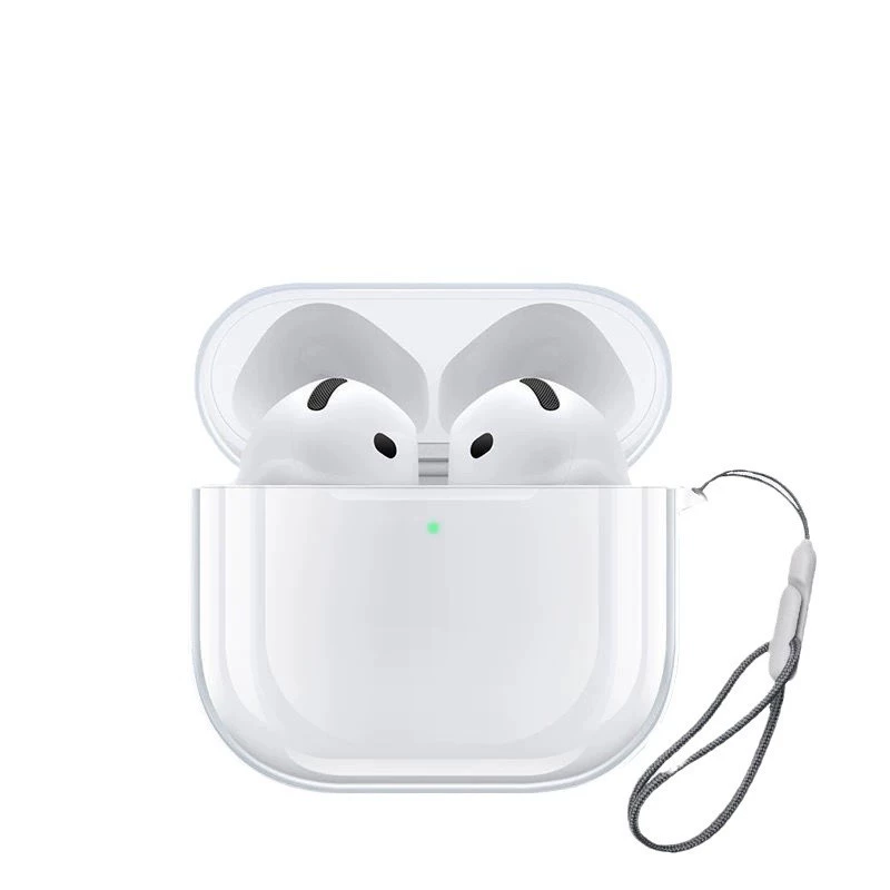 Прозрачный защитный чехол из ТПУ (Apple AirPods Pro2 / AirPods 1–4), тонкий ударопрочный