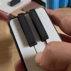 Cross-Border New Product 3D Printed Pla Material Piano Keyboard Clicker Desktop Toy Small Ornament Stress Relief Toy