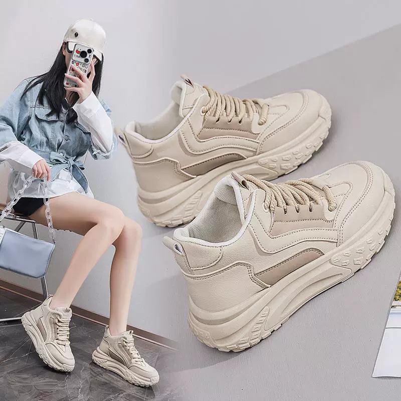 Мода Youpin Zhongbang модная обувь для девочек с толстой подошвой, дикие удобные женские повседневные туфли