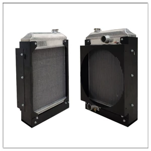 Dizel generator dəsti tikinti maşınları mühərrik su çəni radiator intercooler boru kəməri ventilyator şkivi