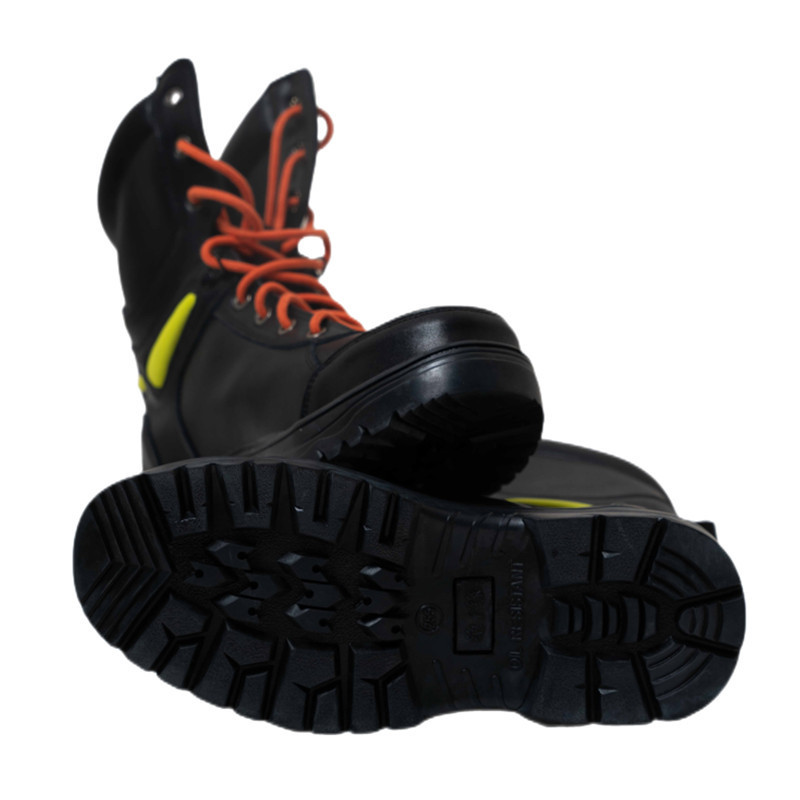 森林消防救援扑火靴 头层牛皮防穿刺消防阻燃防火鞋防护靴扑火鞋