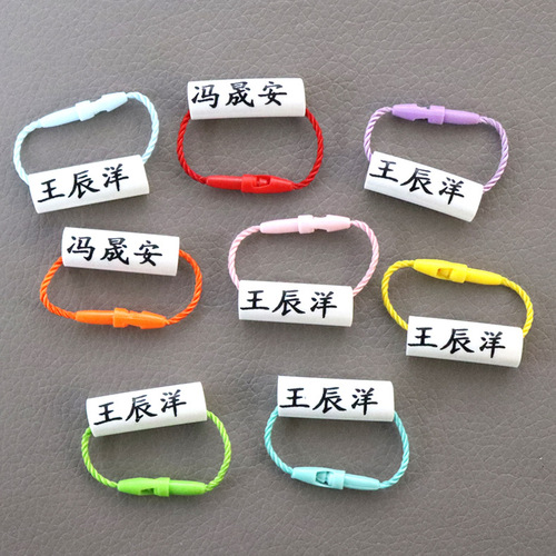 Colorful bullet-shaped tag cord clothing drop string clothes tag cord tag line cord polyester cord