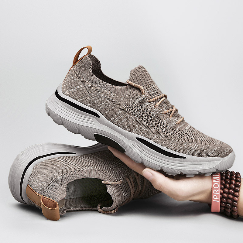 S-brand Similar Fly-knit Sneakers, Spring/summer Thick-soled Breathable Men's Walking Slip-on Shoes, In-stock Wholesale,_vogvips.com