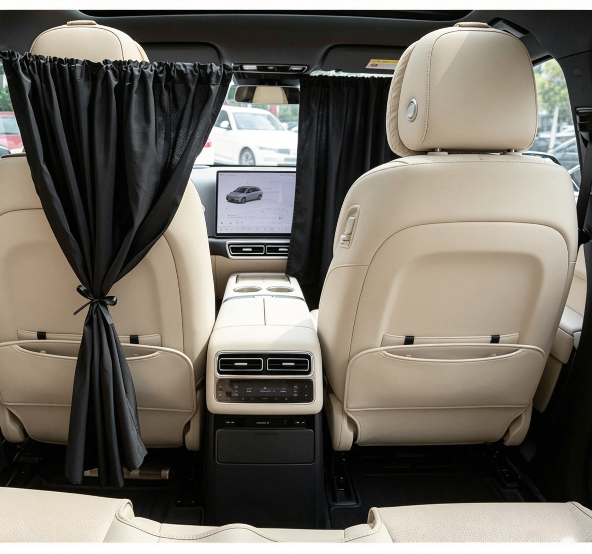 Car Partition Curtain for Privacy, Amazon Car Sunshade Curtain, In-Car Heat Insulation, Rear Seat Privacy Sunshade, Cross-Border Hot-Selling Item